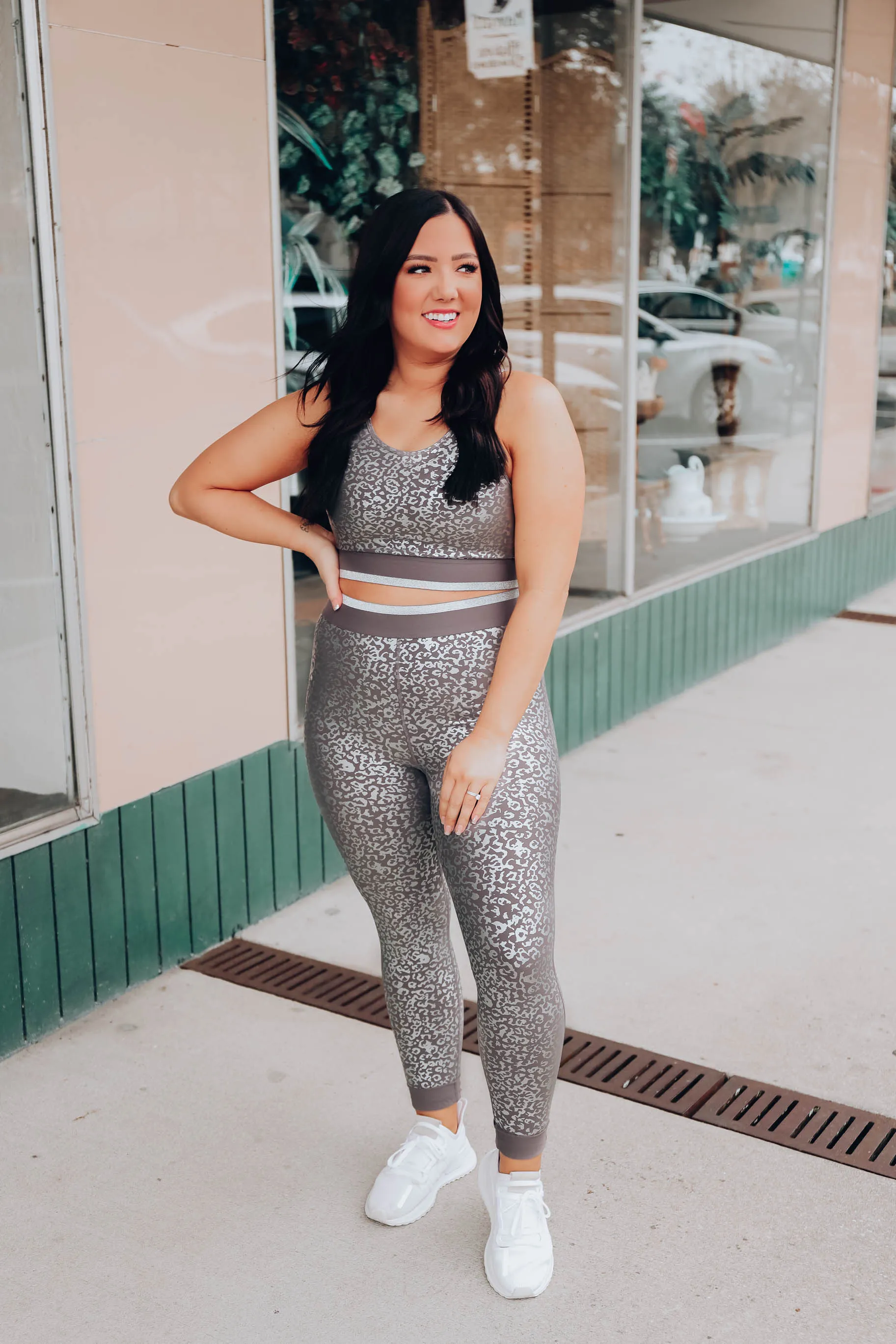 Steppin' Up Leopard Sports Bra