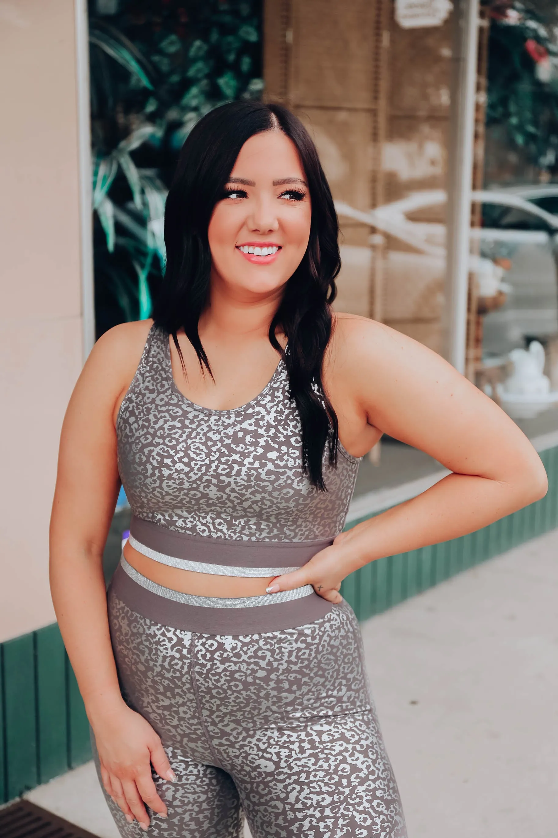 Steppin' Up Leopard Sports Bra