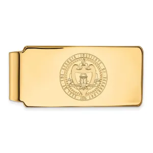 Sterling Silver Gold-plated Georgia Institute of Technology Crest Money Clip