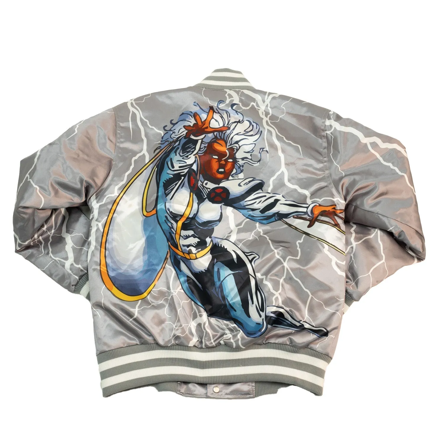 STORM XMEN SATIN JACKET SILVER