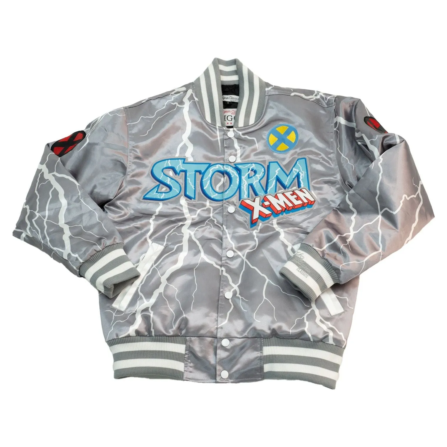 STORM XMEN SATIN JACKET SILVER