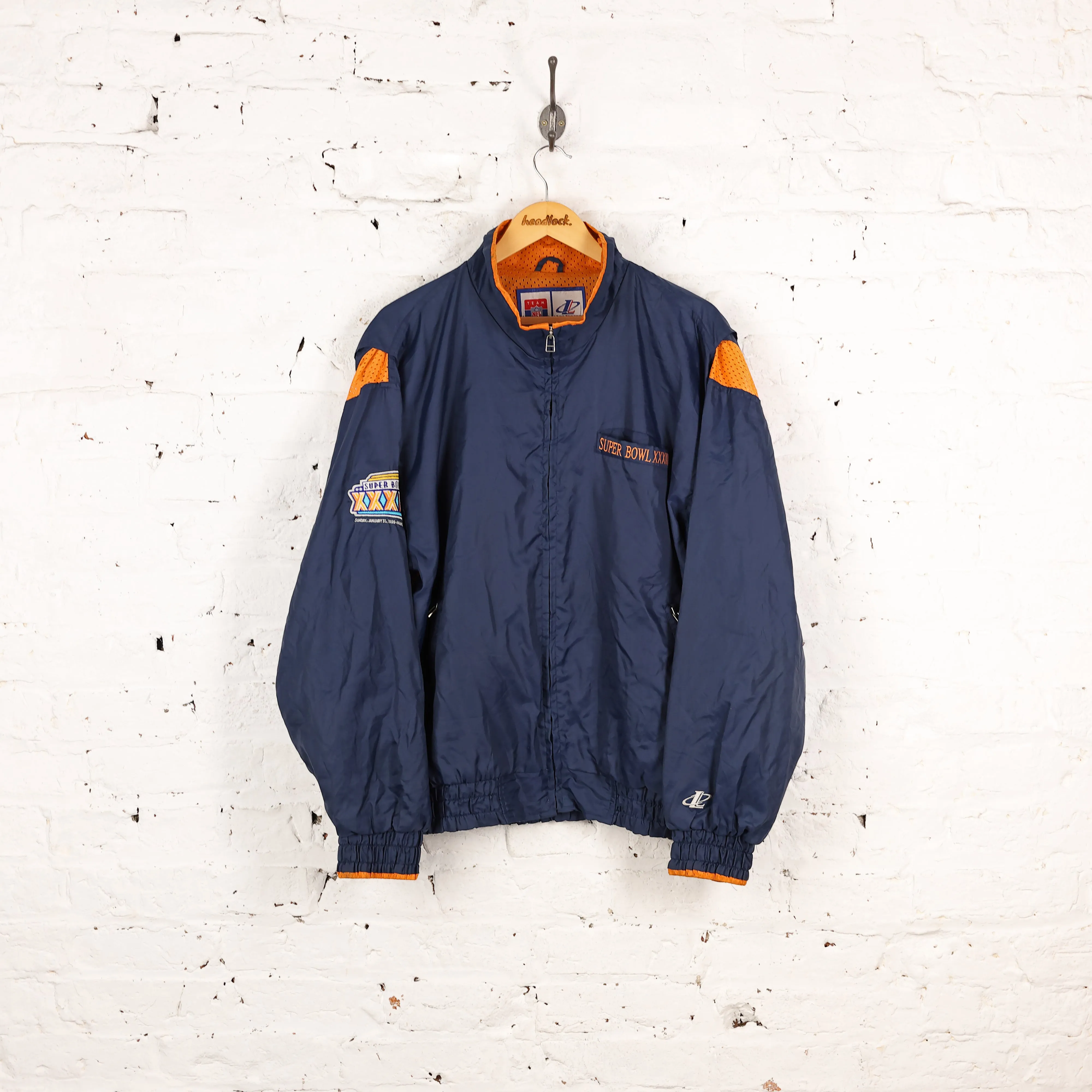 Superbowl 1999 NFL American Football Jacket - Blue - M
