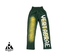 Sweatpants "Washed Green/White"