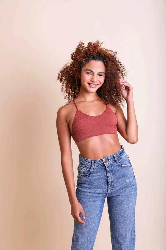 Tattoo Mesh Racerback Bralette // 6 COLORS