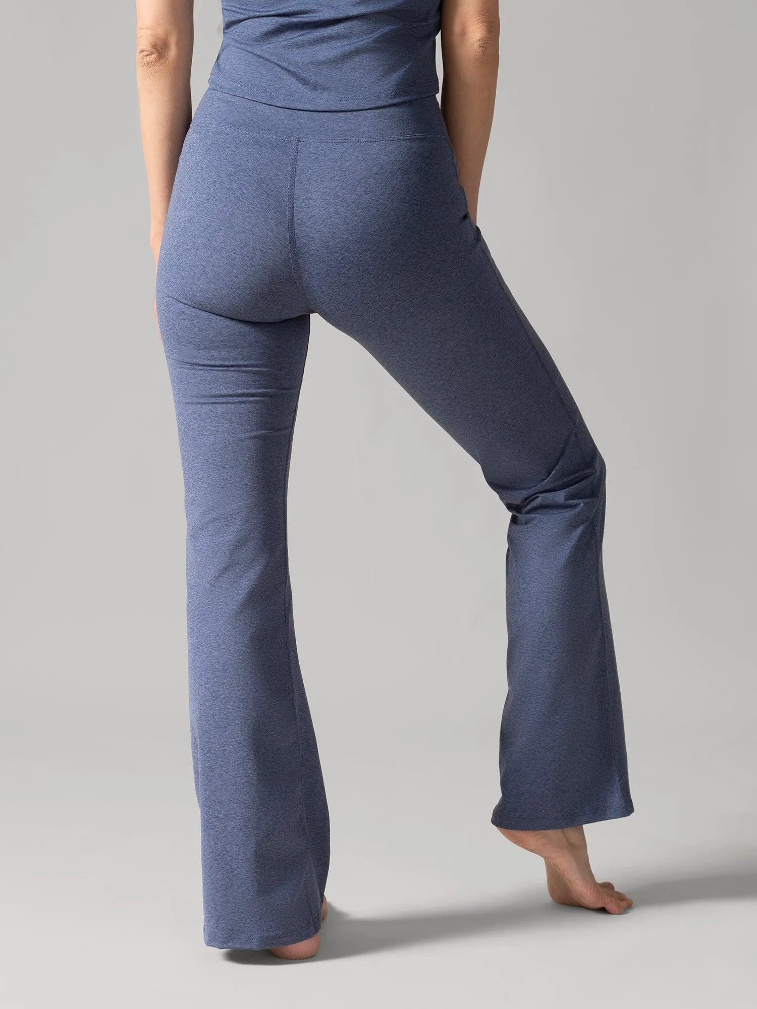 TGIF Wide Leg Yoga Pants - Denim