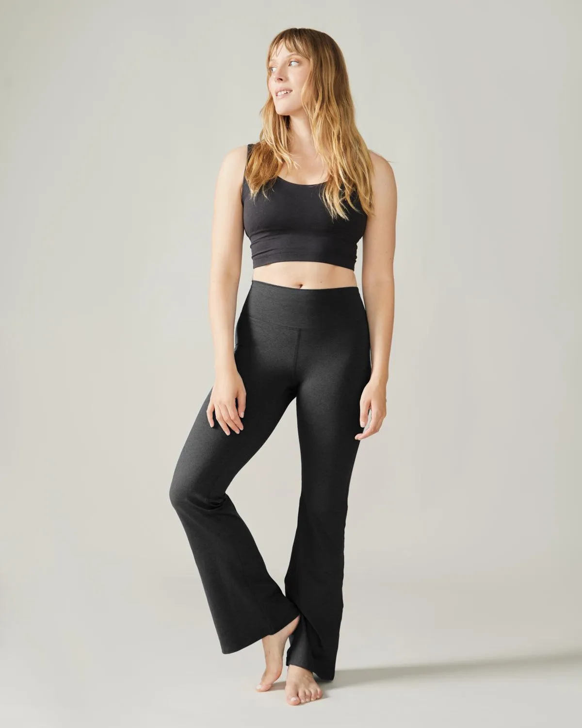 TGIF Wide Leg Yoga Pants - Total Eclipse