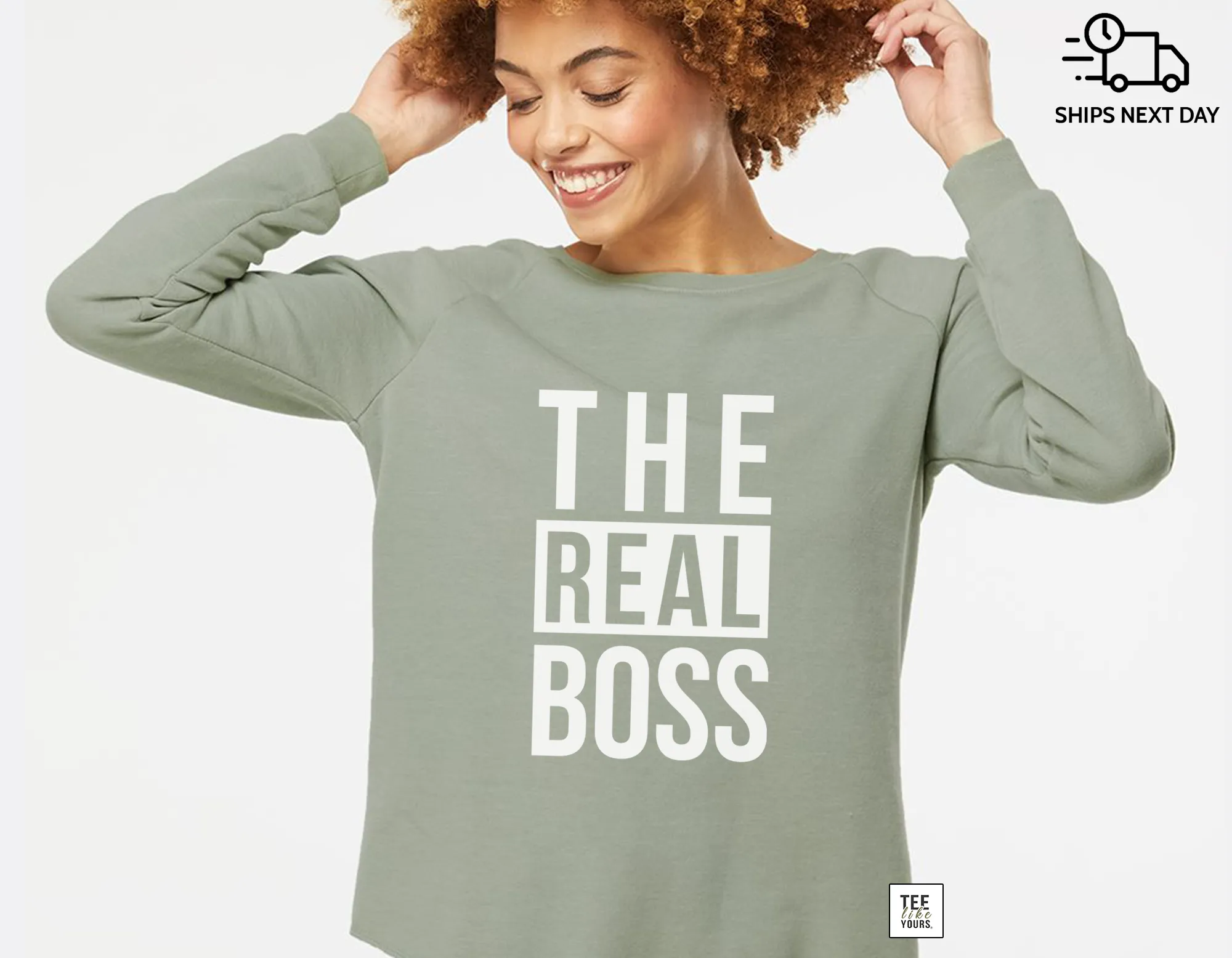 The Boss & The Real Boss Couple Matching Set | Sweatshirt and Sweatpants | Valentines Day Gift for Him and Her | Anniversary Gift | Joggers