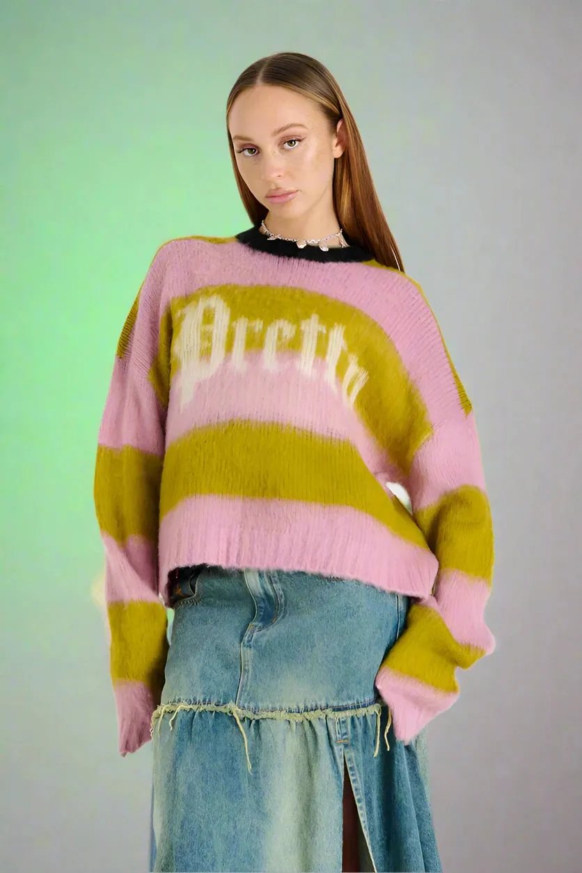 The Ragged Priest Pretty Striped Knit Jumper