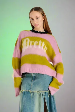 The Ragged Priest Pretty Striped Knit Jumper