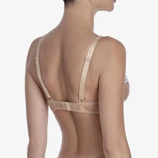 Tiramisu Plunge Half-Padded Underwire Bra - Beige/Vanilla -