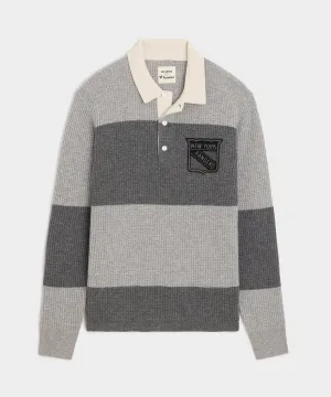 Todd Snyder by Fanatics for NHL New York Rangers Cashmere Rugby