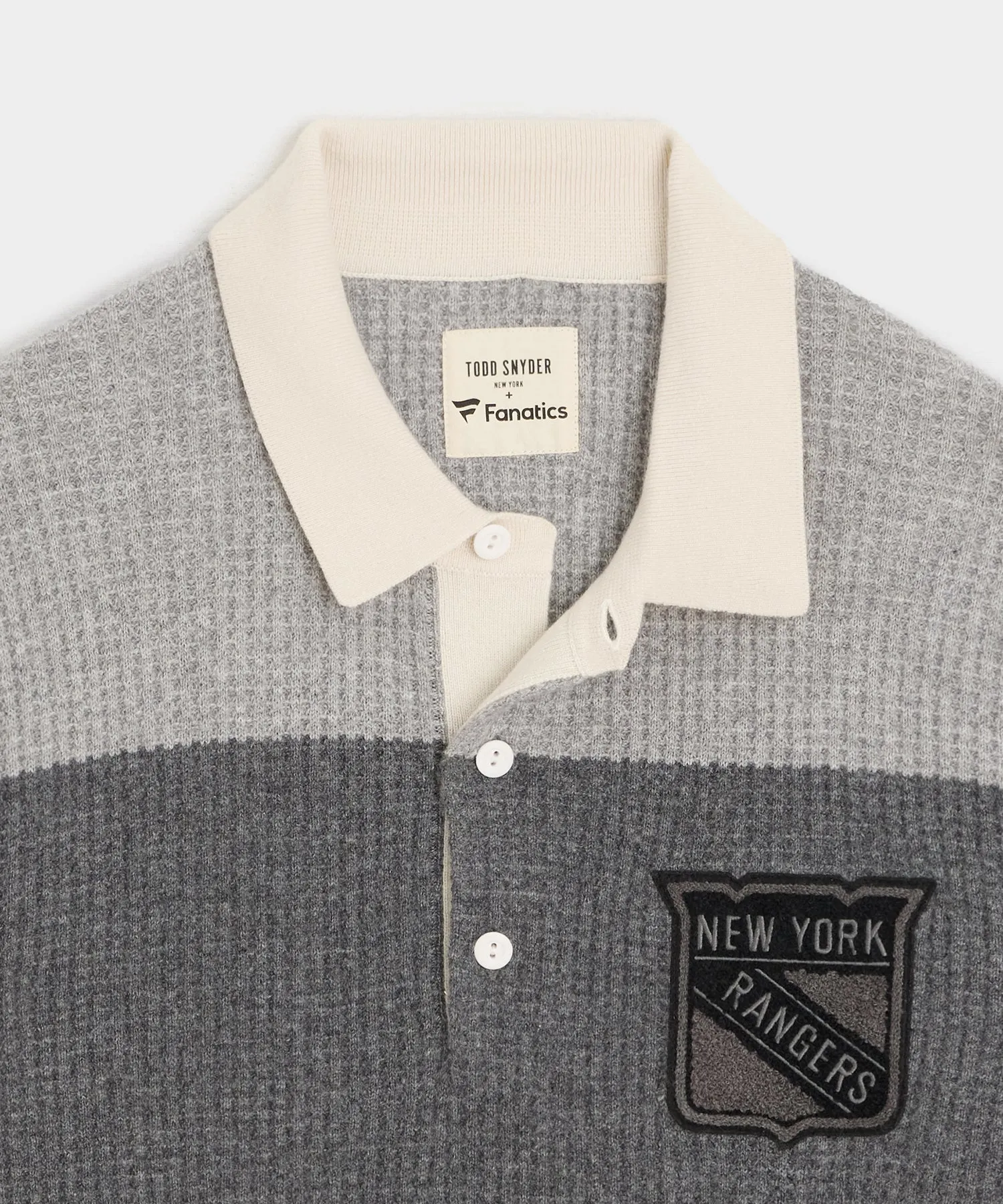 Todd Snyder by Fanatics for NHL New York Rangers Cashmere Rugby