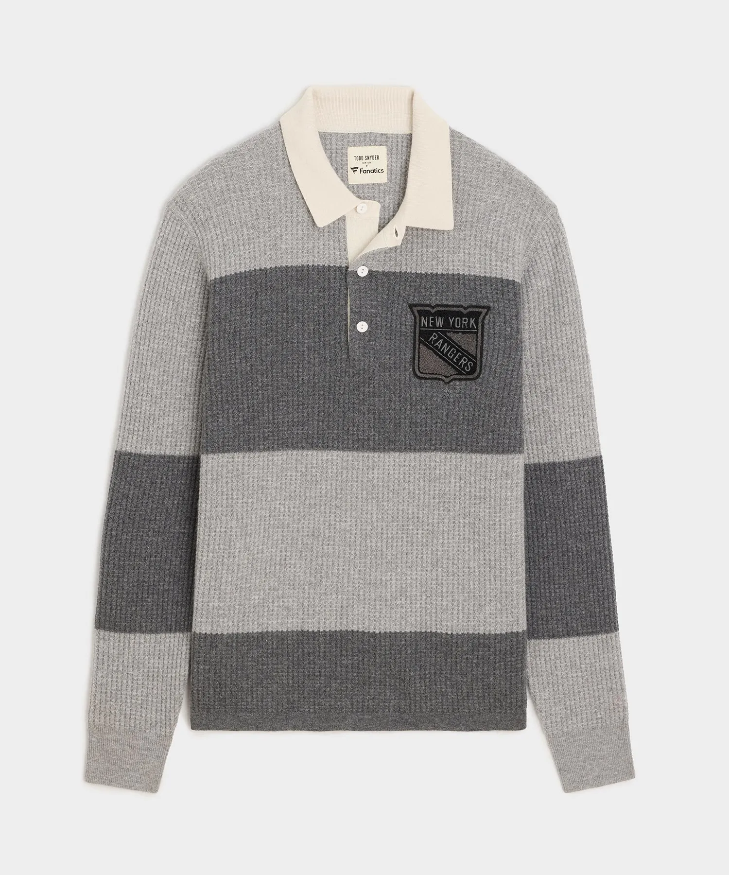 Todd Snyder by Fanatics for NHL New York Rangers Cashmere Rugby