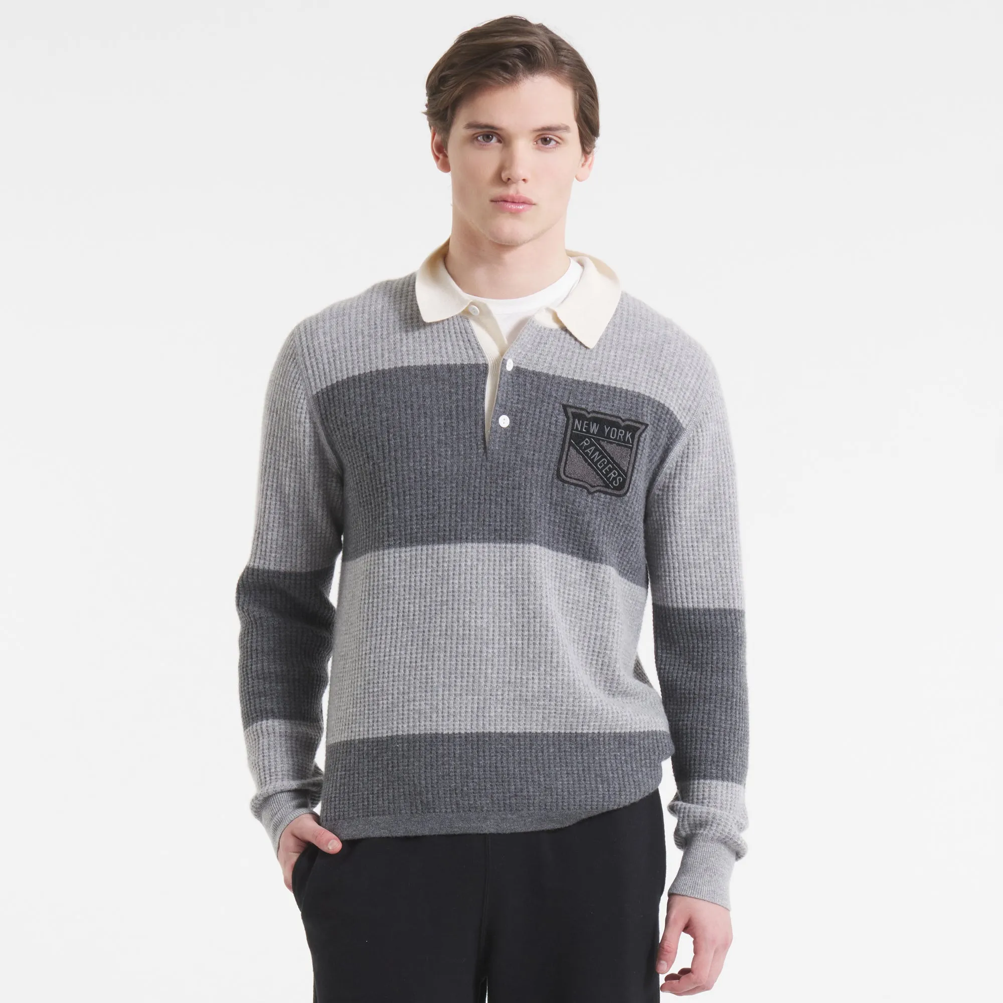 Todd Snyder by Fanatics for NHL New York Rangers Cashmere Rugby