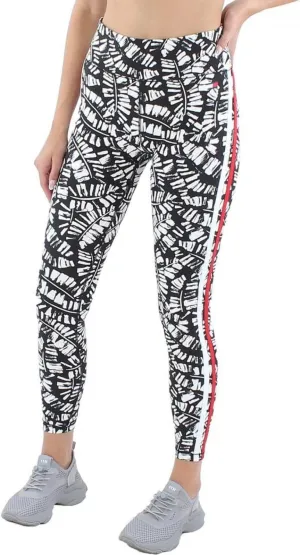 Tommy Hilfiger Womens Palm-Print High-Rise Compression Leggings TP26476P