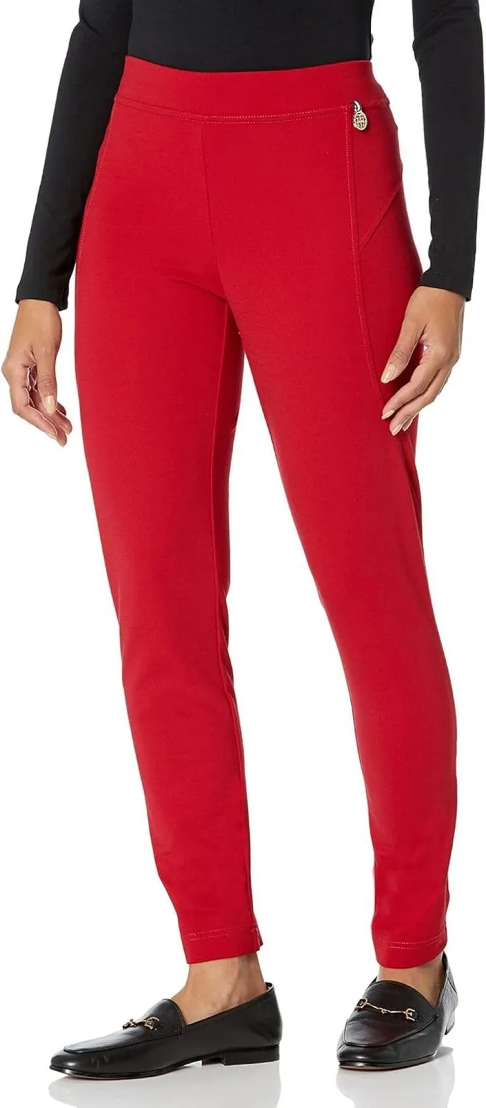 Tommy Hilfiger Women's Ponte-Knit Pull-On Pants J2XK0525