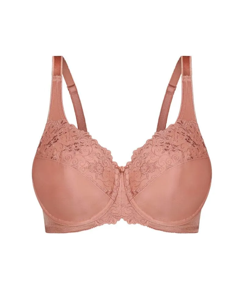 Triumph Embroidered Minimiser Bra 2 Pack - Rosebloom/Indian Summer