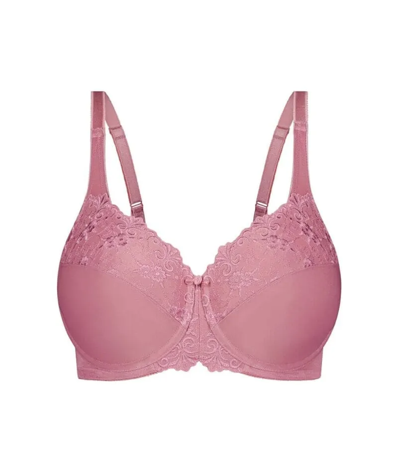 Triumph Embroidered Minimiser Bra 2 Pack - Rosebloom/Indian Summer