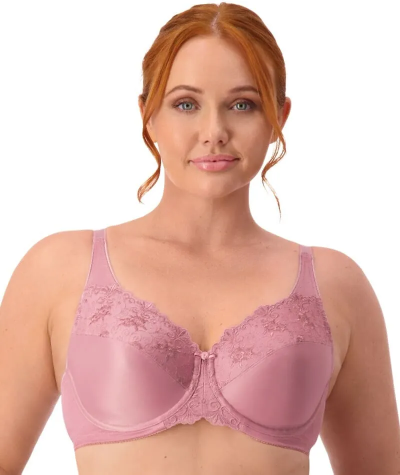 Triumph Embroidered Minimiser Bra 2 Pack - Rosebloom/Indian Summer