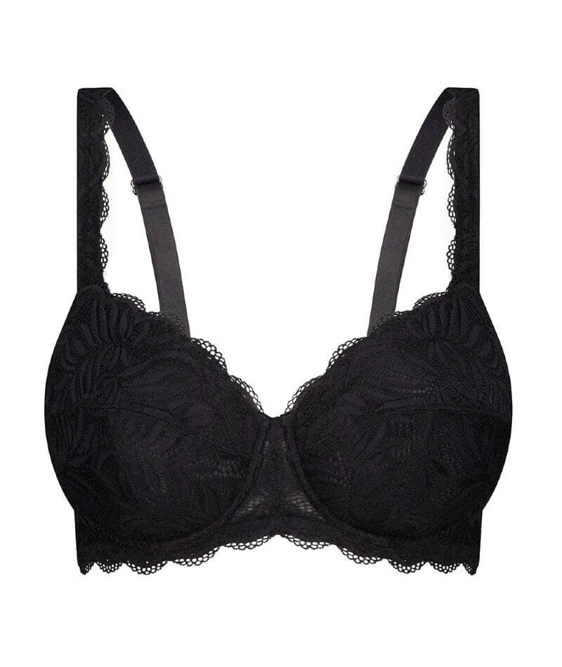 Triumph Essential Lace Balconette Bra - Black