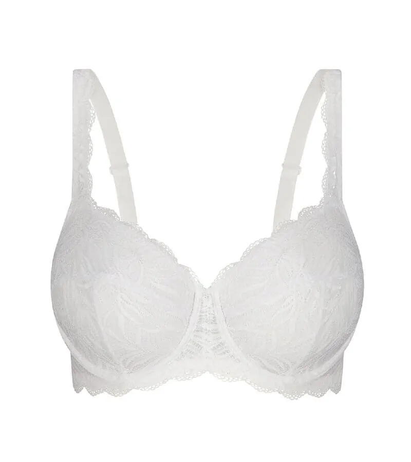 Triumph Essential Lace Balconette Bra - White