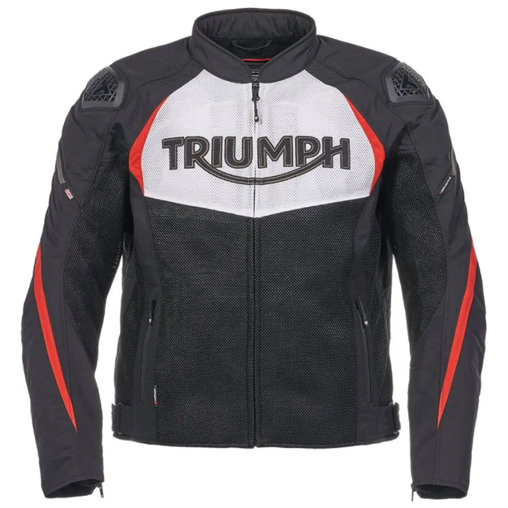 Triumph Triple Sports Mesh Jacket Black / White / Red