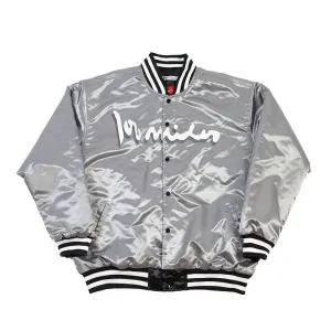 TUPAC 100 MILES SATIN JACKET BLACK