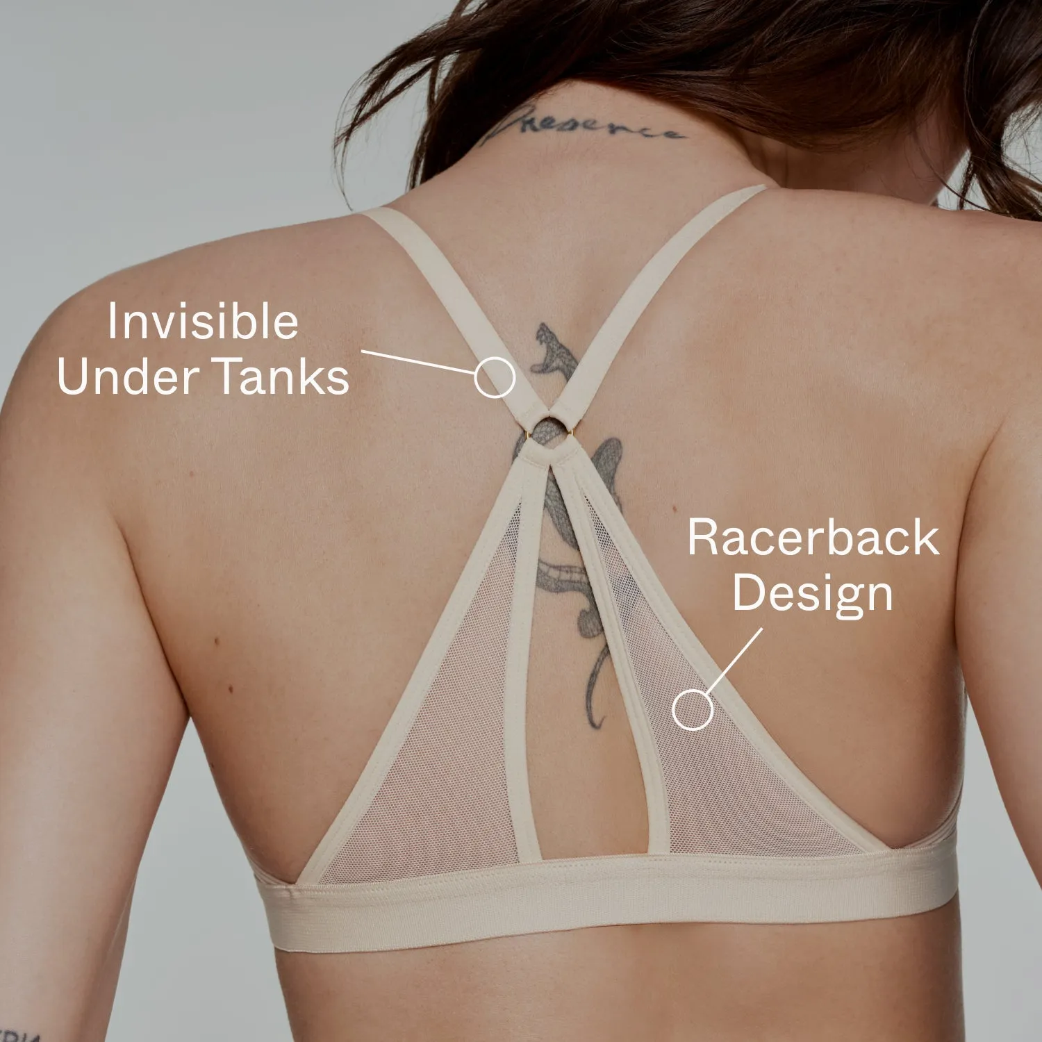 Ultimate Racerback T-Shirt Bra Black