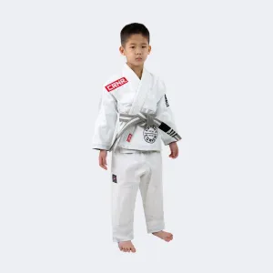 V6 BJJ Gi for barn - Hvit