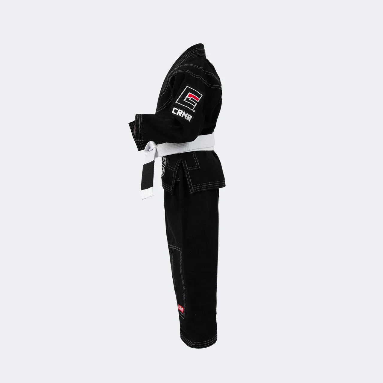 V6 BJJ Gi for barn - Svart