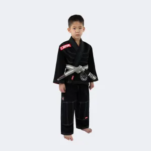 V6 BJJ Gi for barn - Svart