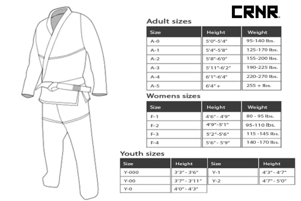 V6 BJJ Gi for barn - Svart