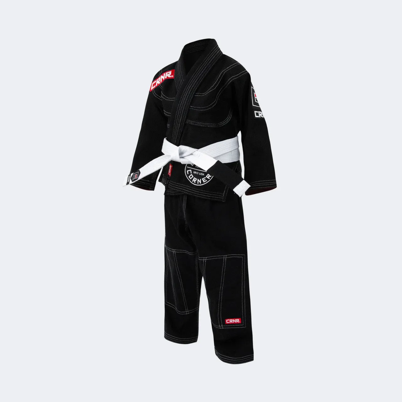V6 BJJ Gi for barn - Svart