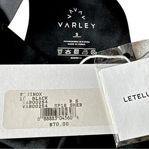 Varley Equinox Sports Bra Black