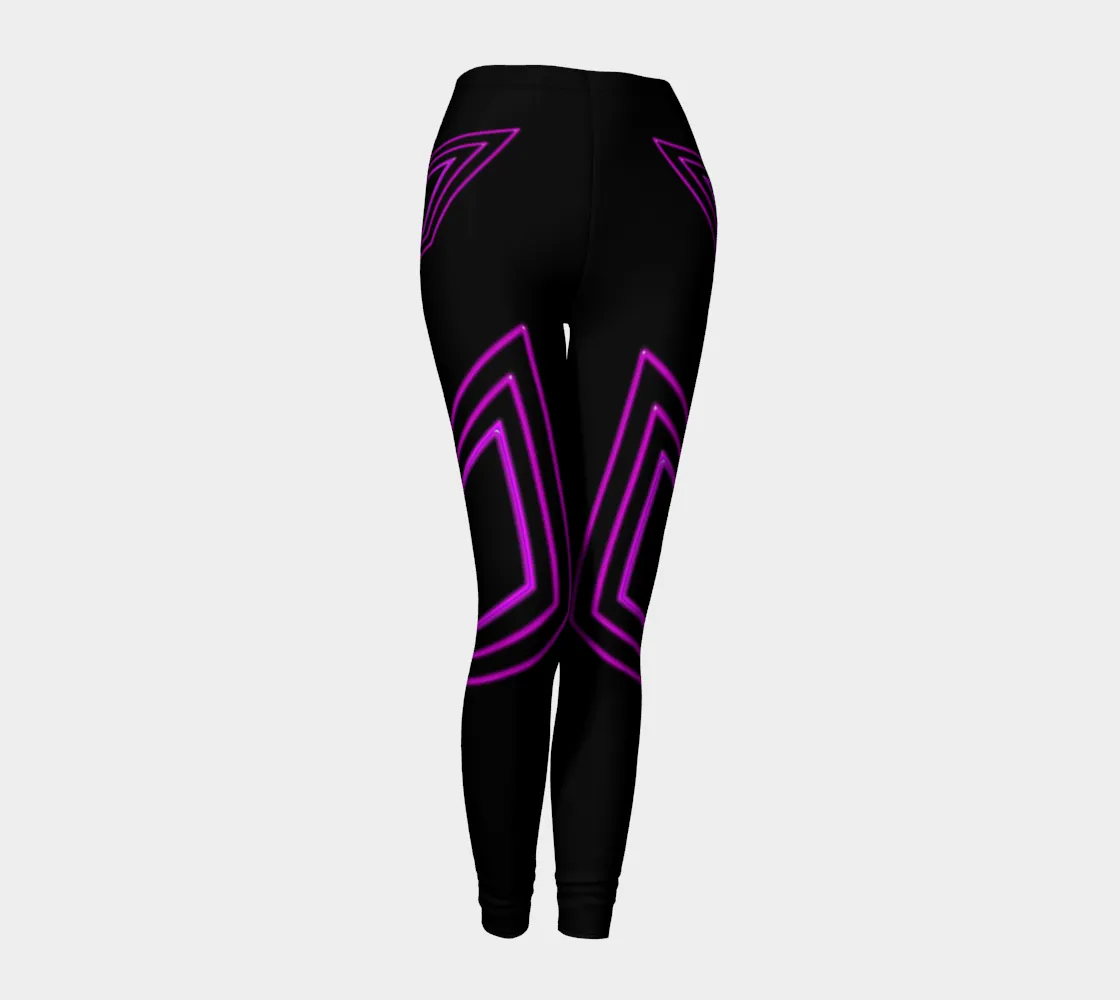 Violet Ripples Leggings
