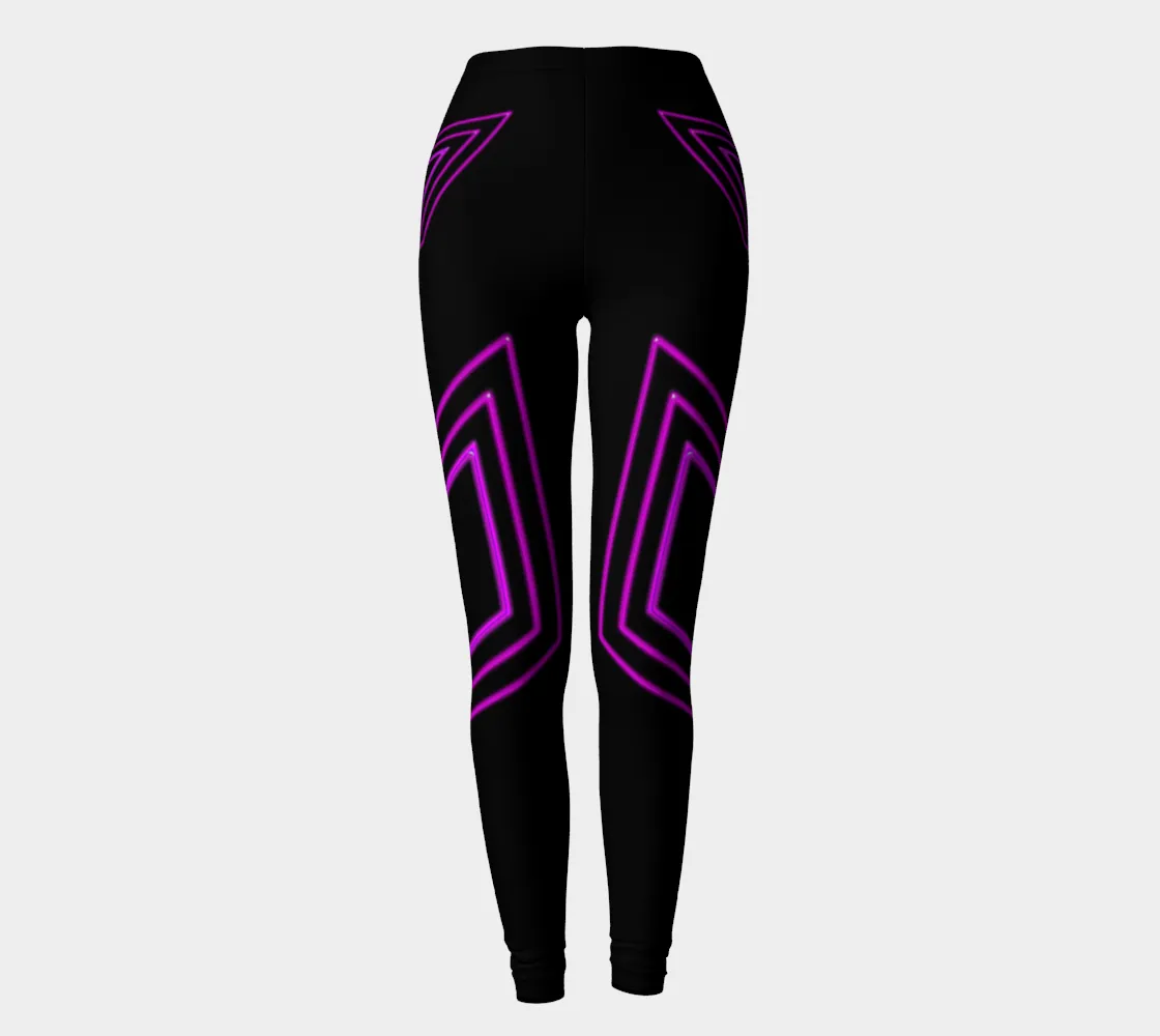Violet Ripples Leggings