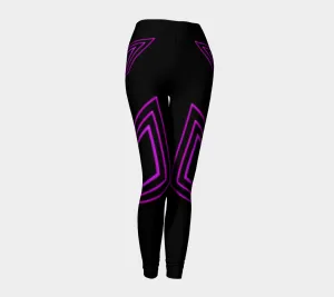 Violet Ripples Leggings