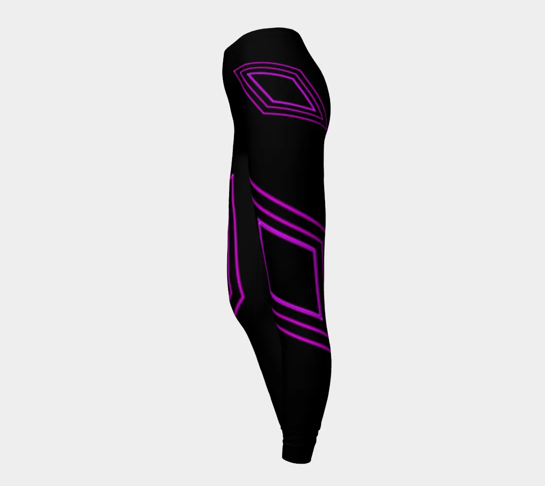 Violet Ripples Leggings