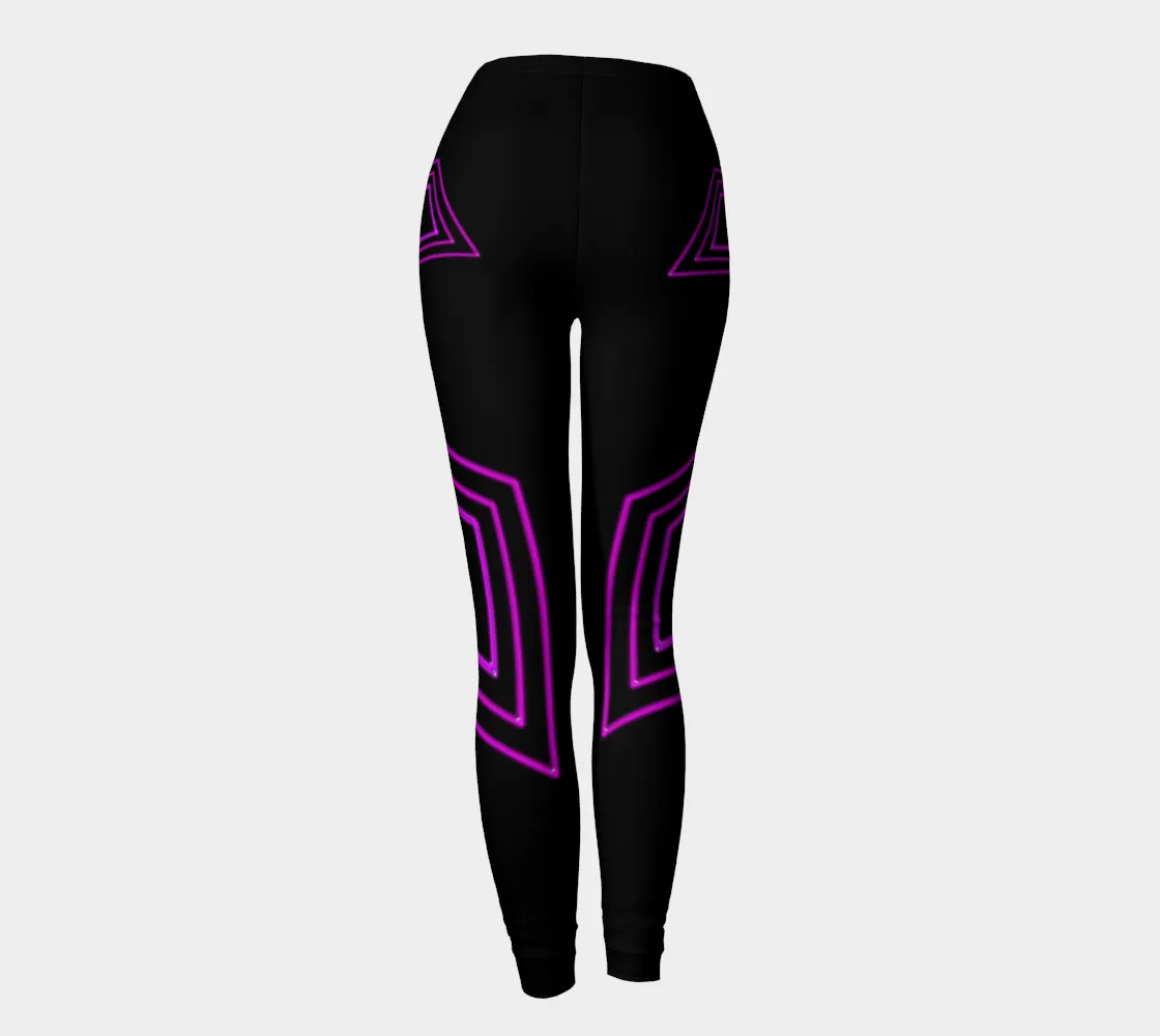 Violet Ripples Leggings