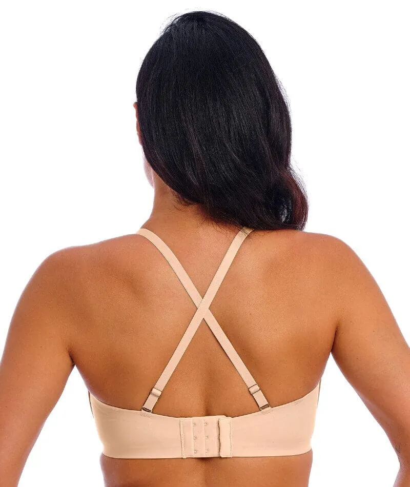 Wacoal Ines Secret Underwired Moulded Strapless Bra - Frappe