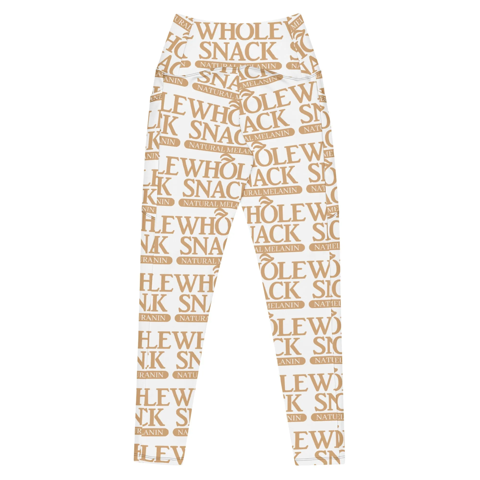 Whole Snacks White Leggings with pockets
