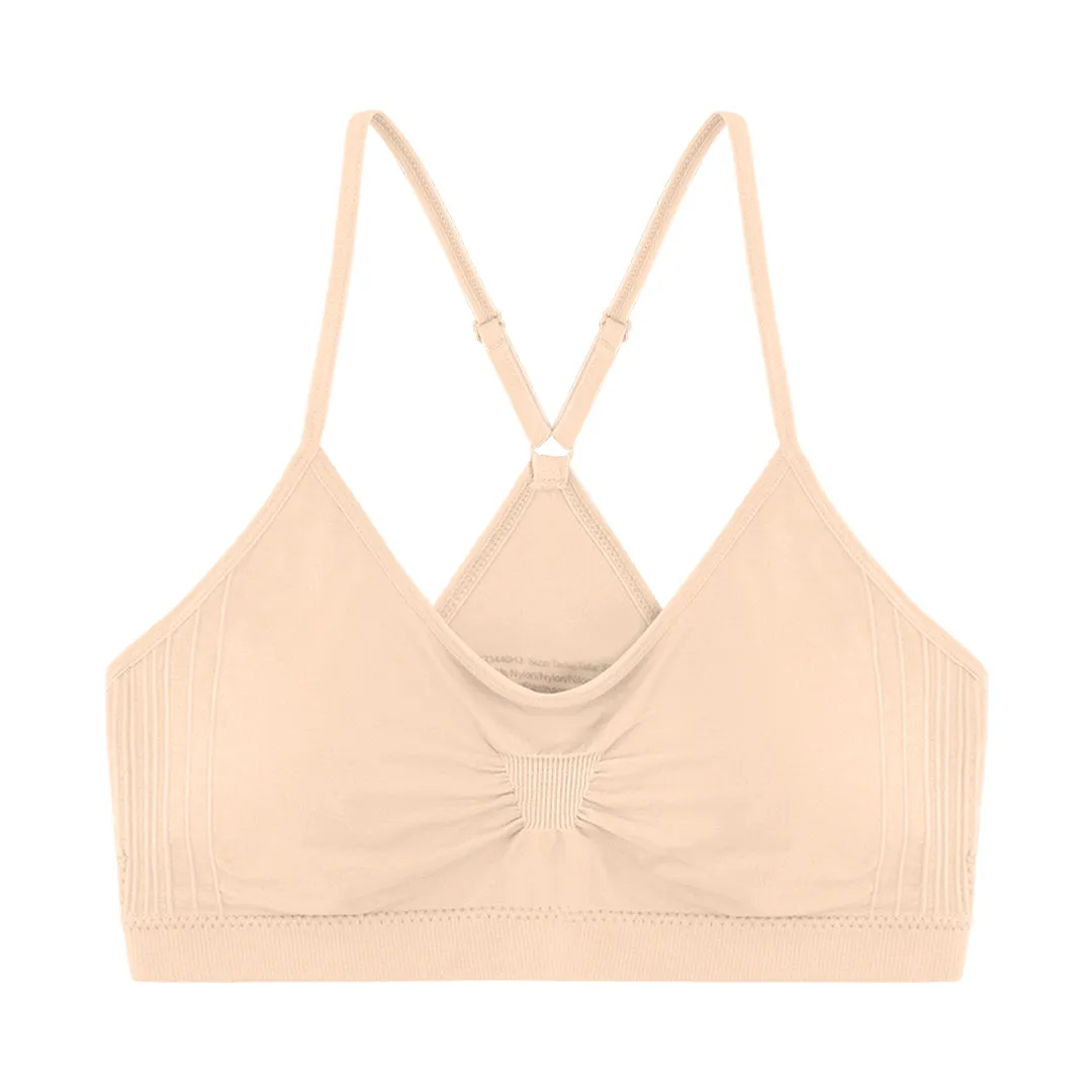 Wireless Sports Bras with Removable Pads - 3 Pack