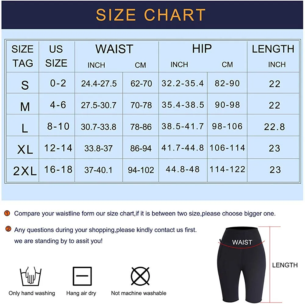 Women Weight Loss Pants Neoprene Exercise Leggings Sauna Suit