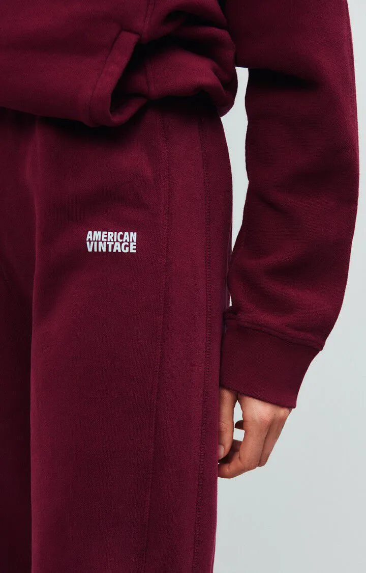 WOMEN'S JOGGERS IZUBIRD - VINTAGE BURGUNDY