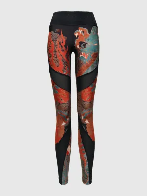 Xculpt Legging Dragon Scarlet