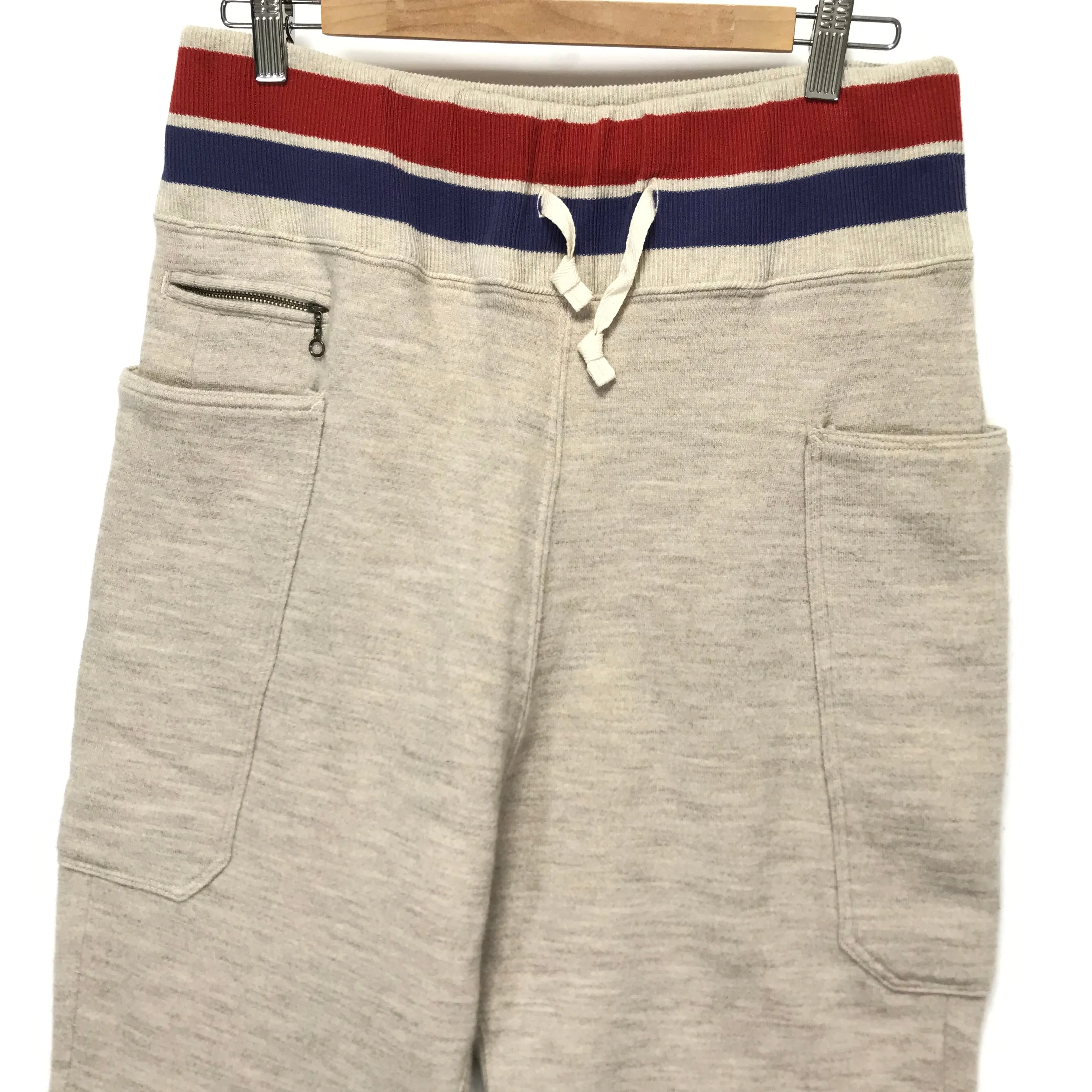 [XL] Kapital Side Pocket Sweatpants Cream