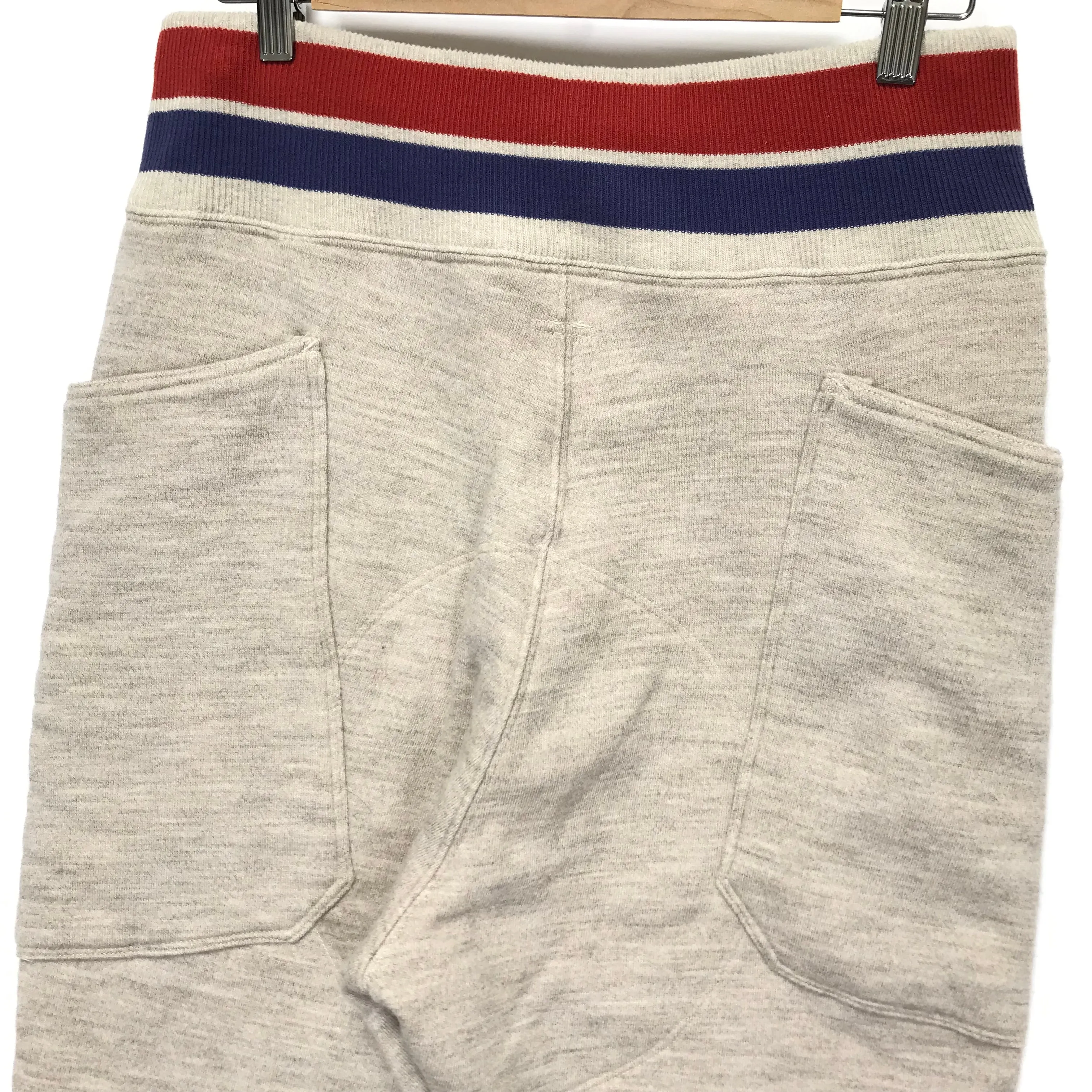 [XL] Kapital Side Pocket Sweatpants Cream