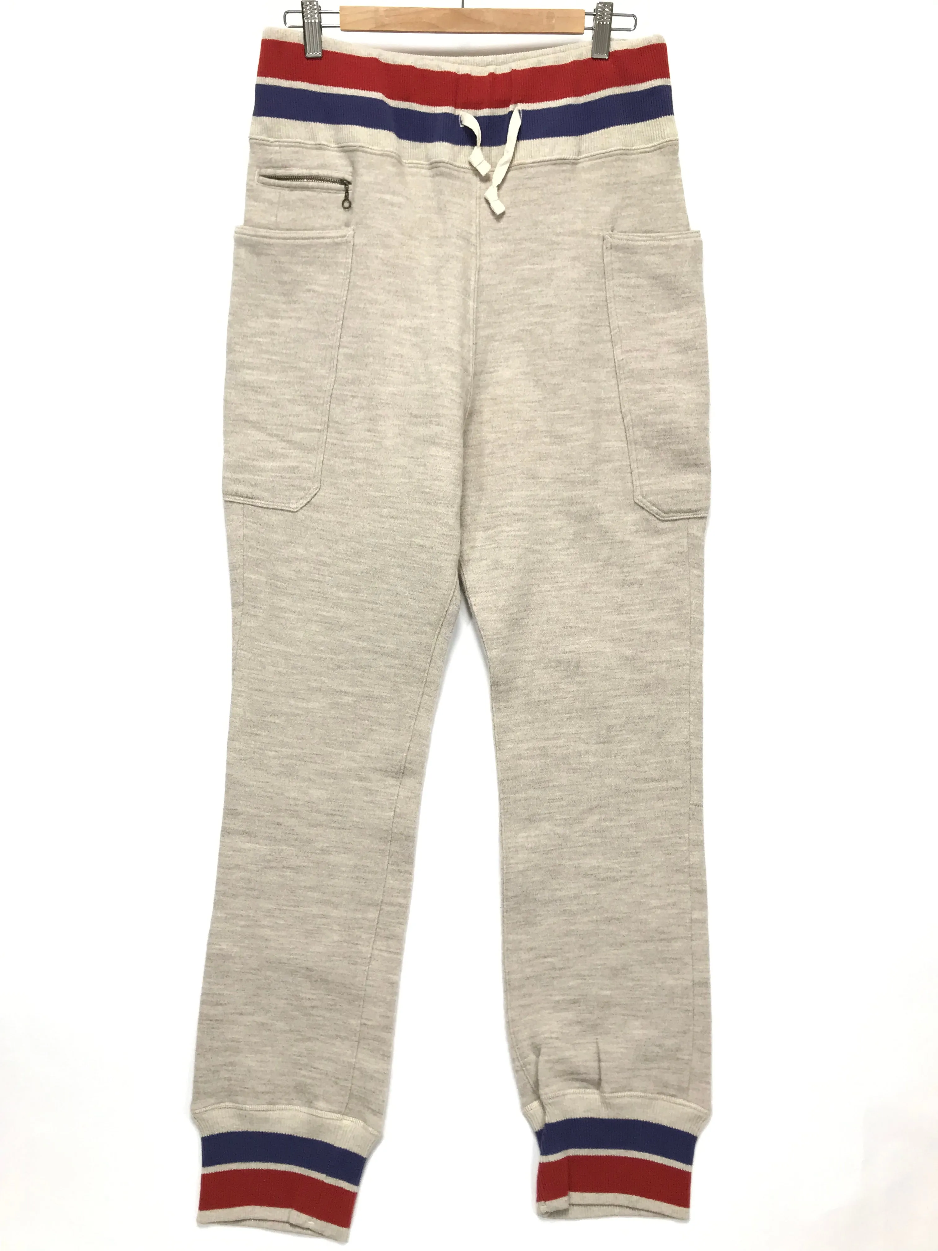 [XL] Kapital Side Pocket Sweatpants Cream