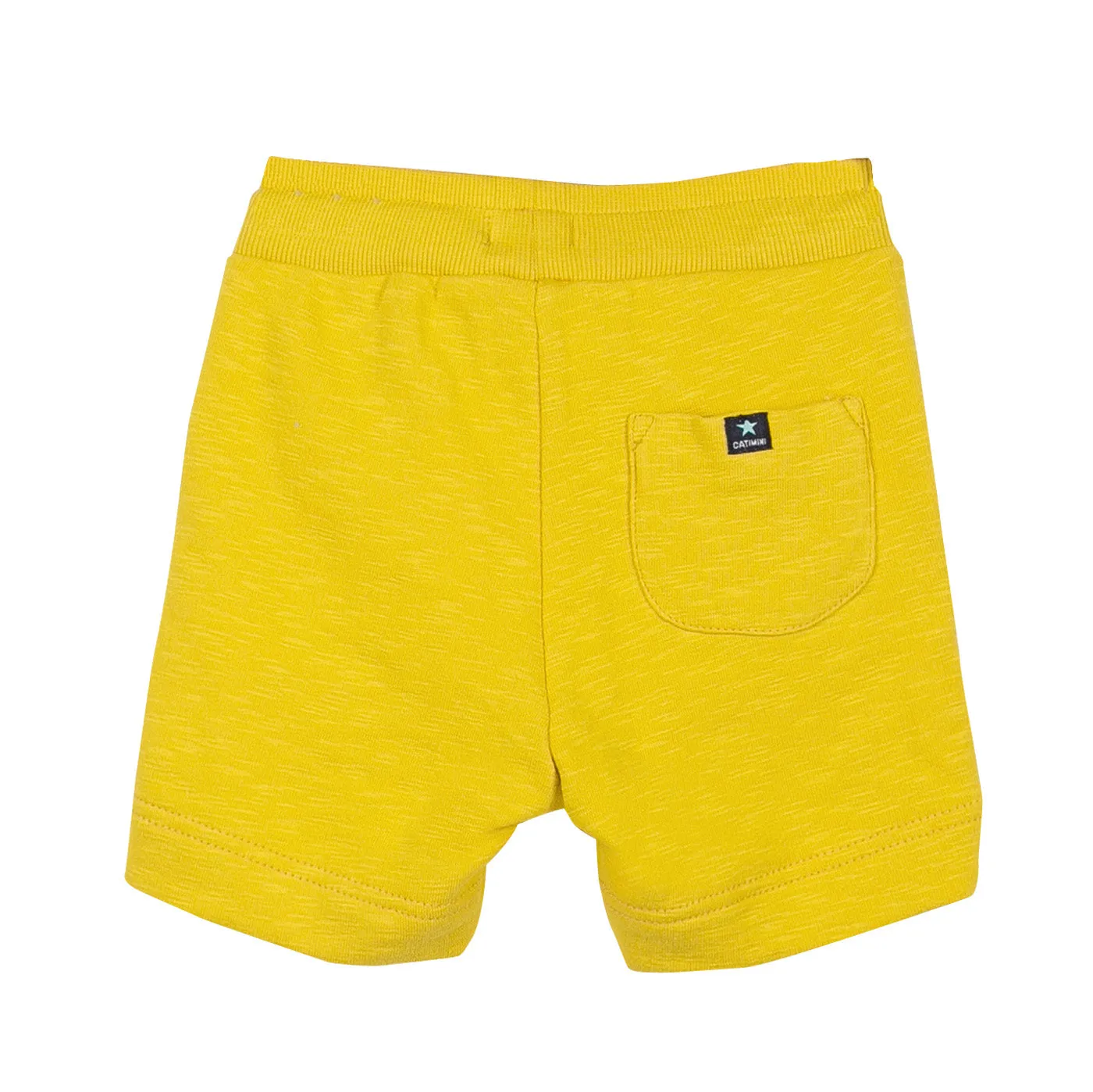 Yellow Fleece Shorts
