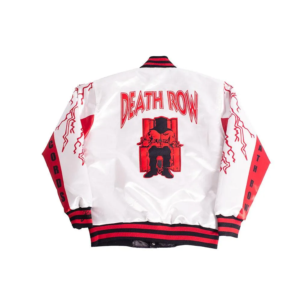YOUTH DEATHROW SATIN JACKET (WHITE)